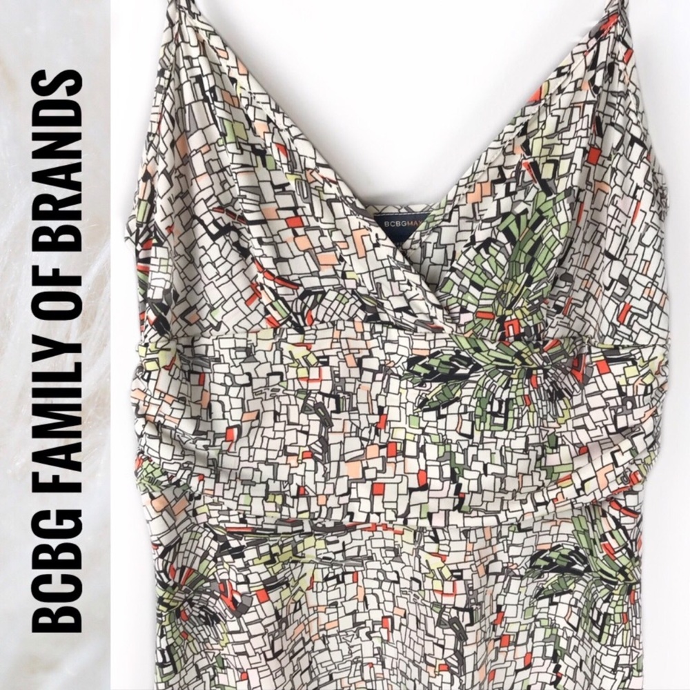 Print BCBGMaxazria bodycon dress